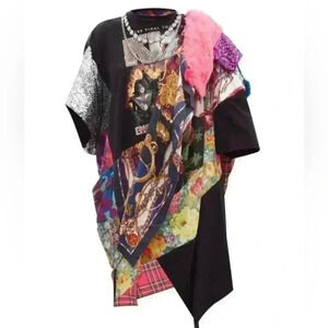 Junya Watanabe Multicolor  Versace Edition KISS T-Shirt Dress